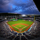 A general view of Marlins Park during Opening Day at Marlins Park between the Miami Marlins and the Colorado Rockies on March 31, 2014 in Miami, Florida.